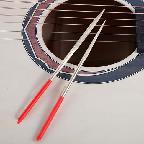 Guitar Repair Kit, Guitar Files Set, 10Pcs Fret Nut Saddle Slot Pickguard Grinding Files Set Luthier Repair Tool For, Guitar Grinding Files Stone in Saudi Arabia