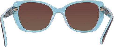 Kate Spade New York Men's Augusta/G/S المستقطب نظارات شمسية مربعة ، أسود وردي/WJ Gray SF PZ ، 54/17/140 in Kuwait