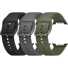 10 حزمة رياضية نطاقات متوافقة مع Samsung Galaxy Watch 8 40mm/44mm/Watch 8 Classic 46mm Band for Men Women ، Dynamic Lug System Fit Trevable Silicon Silic for Galaxy Watch 8 Series in Kuwait