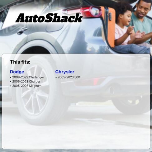 Autoshack Brake Kit Platection for Dodge Challenger Magnum 2006-2016 Charger 2005-2023 Chrysler 300 Pront الخلفية الخلفية المغطاة بالزنك المغطى بالزنك المغلفة دوارات الفرامل السيراميك Brkpkg039449 in Saudi Arabia