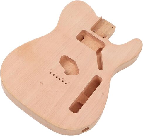 Unfinished Electric Guitar Body Blank - DIY Replacement Wooden Barrel for Electric Guitar Building, Custom Paint & Professional Upgrade (GSB10) in Saudi Arabia