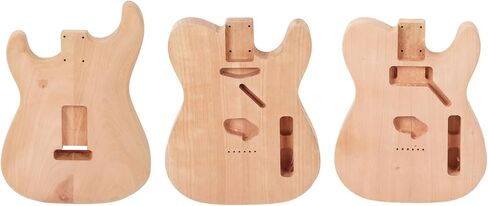 Unfinished Electric Guitar Body Blank - DIY Replacement Wooden Barrel for Electric Guitar Building, Custom Paint & Professional Upgrade (GSB10) in Saudi Arabia