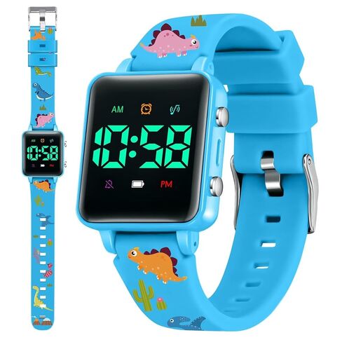 ساعة تدريب على القعادة للأطفال الصغار ، وترقية تذكير القعادة المغناطيسي مع العد التنازلي للموسيقى/الاهتزاز/الأضواء الملونة ، حزام سيليكون لطيف ، ساعة مقاومة للماء ، هدية للأطفال in Kuwait