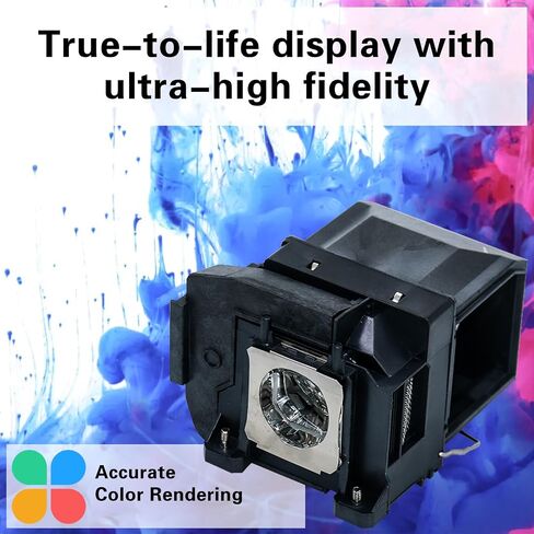 V13H010L78 Replacement Projector Lamp Bulb for Epson ELPLP78 PowerLite Home Cinema 2000 2030 2040 2045 730HD 740HD EX7230 EX7235 EX5220 EX3220 EX5230 EX6220 EX7220 VS230 VS330 with Housing in Saudi Arabia