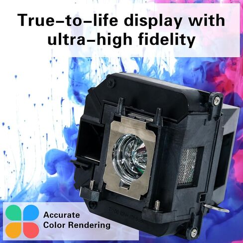 V13H010L78 Replacement Projector Lamp Bulb for Epson ELPLP78 PowerLite Home Cinema 2000 2030 2040 2045 730HD 740HD EX7230 EX7235 EX5220 EX3220 EX5230 EX6220 EX7220 VS230 VS330 with Housing in Saudi Arabia