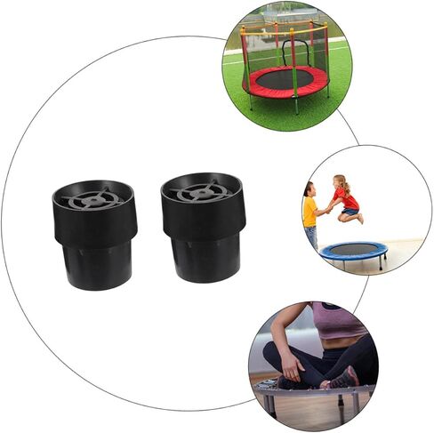 Sosoport 6pcs Trampoline Non Slip Protective Pads for Furniture Feet Durable Mute Mats Table Leg Protectors Black for Safety and Noise Reduction Home Use in Saudi Arabia