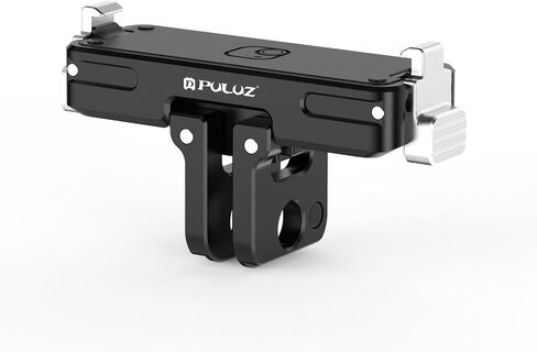 PULUZ Magnetic Mount for Insta360 GO3/GO 3S, Aluminum Alloy Quick-Release Base Bracket Holder for Insta 360 GO 3S/GO3 Camera Mount Adapter Accessories with 1/4" Hole for Tripods and Selfie Sticks in Saudi Arabia