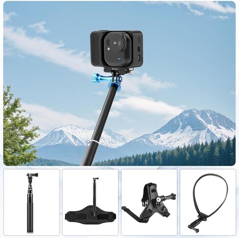 PULUZ Magnetic Mount for Insta360 GO3/GO 3S, Aluminum Alloy Quick-Release Base Bracket Holder for Insta 360 GO 3S/GO3 Camera Mount Adapter Accessories with 1/4" Hole for Tripods and Selfie Sticks in Saudi Arabia