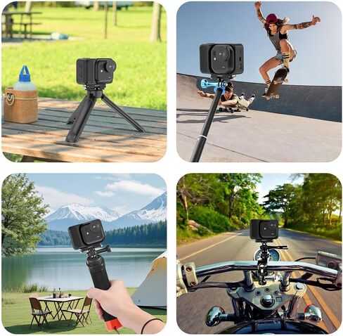 PULUZ Magnetic Mount for Insta360 GO3/GO 3S, Aluminum Alloy Quick-Release Base Bracket Holder for Insta 360 GO 3S/GO3 Camera Mount Adapter Accessories with 1/4" Hole for Tripods and Selfie Sticks in Saudi Arabia