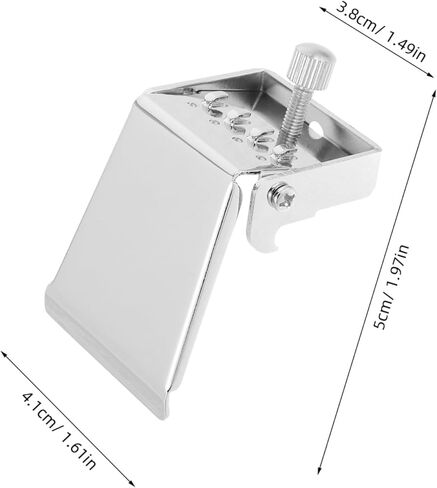 String Silver Tailpiece Bridge Plate for Banjo Easy Install Durable Replacement Part for Guitar Diy Enhanced Tone Changes in Saudi Arabia