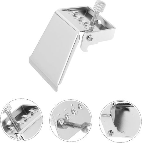 String Silver Tailpiece Bridge Plate for Banjo Easy Install Durable Replacement Part for Guitar Diy Enhanced Tone Changes in Saudi Arabia