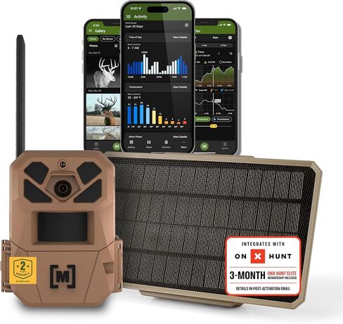 Moultrie Edge 3 Cellular Trail Camera - 2 Pack - 40MP HD Photo Capture - 1080p Low-Glow Flash - GPS - Multi-Carrier Auto-Connect - Built-in Memory - 0.5s Trigger Speed - AI Buck Detection in Saudi Arabia