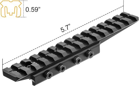 UTG Leapers MNT-DTW145 Inc., Dovetail to Picatinny Rail Adaptor, Black in Saudi Arabia