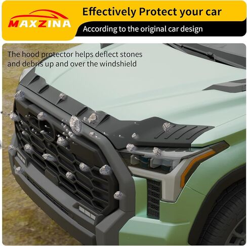 واقي محرك السيارة متوافق مع 2014-2021 تويوتا توندرا هود درع TPE Hood Deflector Guard for 2020 TUNDRA in Kuwait