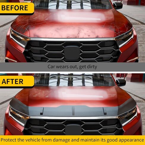 واقي محرك السيارة متوافق مع 2014-2021 تويوتا توندرا هود درع TPE Hood Deflector Guard for 2020 TUNDRA in Kuwait