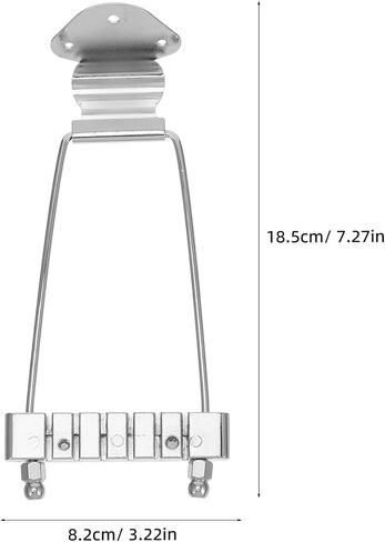 BESPORTBLE Professional Tailpiece String Guitar Jazz Guitar Bridge Replacement Archtop Bass Part in Saudi Arabia