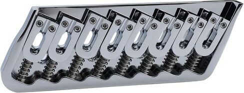 6 String Guitar Fixed Bridge 10.5mm Zinc Alloy Saddle Baseplate Electric Guitar Hardtail Bridge Compatible with Telecaster Tele Strat Style Electric Guitar Replacement Parts Chrome in Saudi Arabia