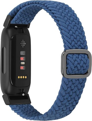 أحزمة نايلون مضفرة من Tiptops متوافقة مع Fitbit Inspire 3/Inspire 2/Inspire/Inspire HR/Ace 2/Ace 3، أشرطة قابلة للتمدد قابلة للتعديل لأساور المعصم البديلة لـ Fitbit Inspire النساء والرجال in Kuwait