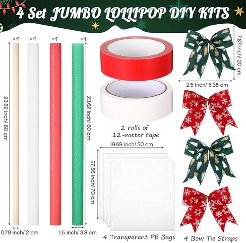 Maasechs 4 Set Jumbo Lollipop DIY ، الدعائم الكبيرة الحلوى المزيفة ، نموذج مصاصة ضخم للتصوير الفوتوغرافي ، علامات الفناء ، زينة الحفلات (الأحمر ، الأصفر ، الأزرق ، الأرجواني) in Saudi Arabia