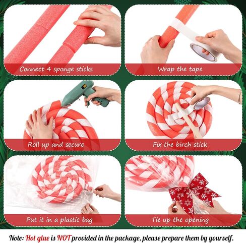 Maasechs 4 Set Jumbo Lollipop DIY ، الدعائم الكبيرة الحلوى المزيفة ، نموذج مصاصة ضخم للتصوير الفوتوغرافي ، علامات الفناء ، زينة الحفلات (الأحمر ، الأصفر ، الأزرق ، الأرجواني) in Saudi Arabia