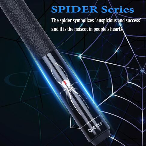 Carbon Fiber Pool Cue Stick Leather Wrap Professional Low Deflection Billiard Cue Stick 12.5mm Carbon Fiber Technology Pool Cue in Saudi Arabia