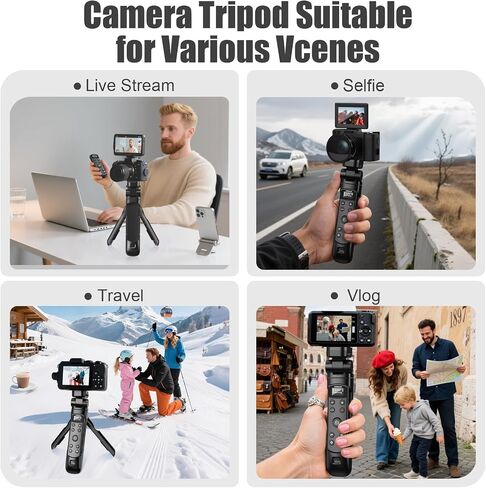 AODELAN for Nikon Camera Tripod with Rechargeable Wireless Shutter Release,Shooting Grip Remote Control Handle for P1000,P950,B600,A1000,Z6 II,Z30,Z50,Z5,Z7 II,Z fc,Z f,Z6 III,Z50 II,P1100,Z5II(White) in Saudi Arabia