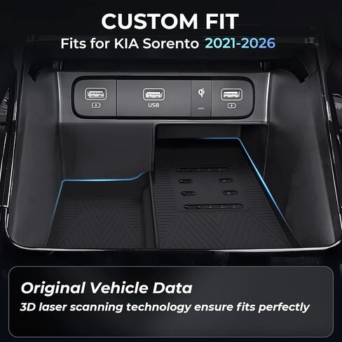 شحن لاسلكي حصيرة واقية لـ Subaru Crosstrek/Impreza 2025 2024 ، Cender Console Insole Inconsories Cilicone Anti-Slip Wireless Charger Pad لـ 24 25 25 Crosstrek/Impreza ، Black in Kuwait