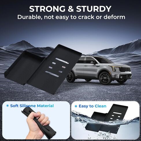 شحن لاسلكي حصيرة واقية لـ Subaru Crosstrek/Impreza 2025 2024 ، Cender Console Insole Inconsories Cilicone Anti-Slip Wireless Charger Pad لـ 24 25 25 Crosstrek/Impreza ، Black in Kuwait