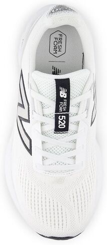 New Balance Women Fresh Fresh 520 V9 Shoe ، NB White/Black/Silver Metallic ، 9 Wide in Saudi Arabia