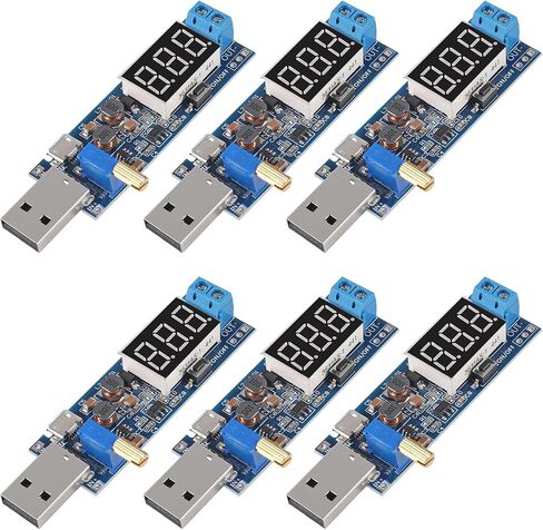 3PCS USB Buck Boost Converter 3.5V-12V إلى 1.2V-24V DC-DC خطوة قابلة للتعديل لأعلى لأسفل وحدة تزويد الطاقة منظم الجهد 5V إلى 3.3V 9V 12V 18V 24V in Kuwait