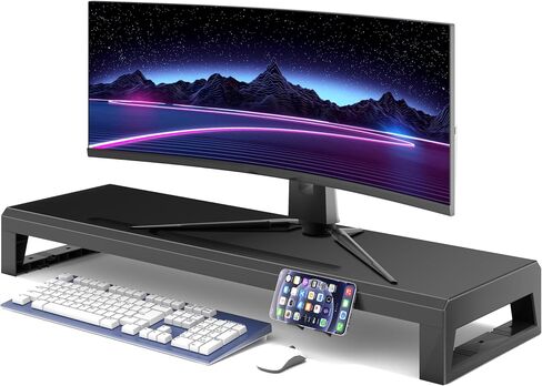 مراقبة الوقوف مع الشحن اللاسلكي ، موانئ USB-C/USB-A ، حامل الهاتف ، 28 بوصة × 8.7in ، 198 رطل السعة in Kuwait