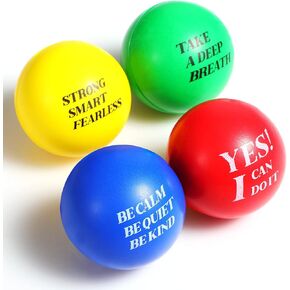 100 Pieces Motivational Stress Balls Colorful Foam Inspirational Pack Small Anxiety Stress Relief Quotes Ball for Relief Encouraging(Motivational,Fresh Colors) in Saudi Arabia