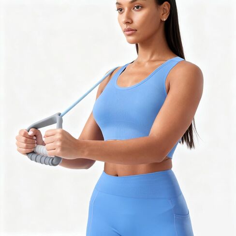 Sports Bras for Women Pack Racerback High Support Bras with Adjustable Straps-Padded Seamless Yoga Bra in Saudi Arabia