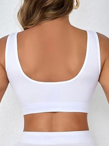 Women's Seamless Sports Bra, High-Support, Gathering, Breathable and Elastic Shape Underwear for Run and Fitness Yoga Tops in Saudi Arabia