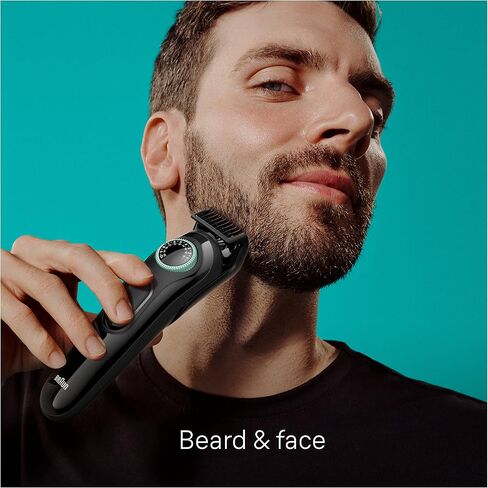 Braun All-in-One Style Kit Series 3 3460, 6-in-1 Trimmer for Men with Beard Trimmer, Ear & Nose Trimmer, Hair Clippers & More, Ultra-Sharp Blade, 40 Length Settings, Washable in Saudi Arabia