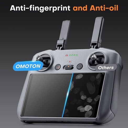 OMOTON 3 Pack Screen Protector for DJI RC Pro 2 Controller, Tempered Glass Screen Protector with Easy Installation for DJI Mavic 4 pro Remote Controller Accessories, HD Clear/Sensitive Touch in Saudi Arabia