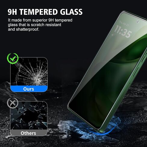 3+3 Pack for Motorola Moto G Stylus 5G 2025 Screen Protector Tempered Glass with Camera Lens Protector, Protection Film 9H Hardness, Scratch Resistant, Case Friendly in Saudi Arabia
