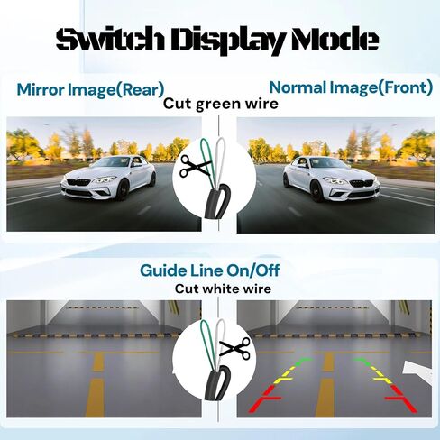 X1P HD Backup Camera License Plate Rear View Camera for Car, IP69 Waterproof Cámaras de Reversa para Autos with Clear Night Vision, Wide View Angle Universal Camera for Truck SUV RV Pickup in Saudi Arabia
