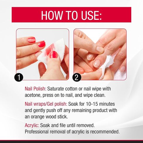 Super Nail Pure Acetone, AS SHOWN 16 Fl Oz in Kuwait