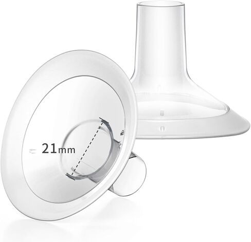 18mm Oval Flanges Breast Pump Parts Compatible with Medela Breast Pumps PersonalFit, Maxflow, Freestyle Flex Swing Maxi Connector in Kuwait