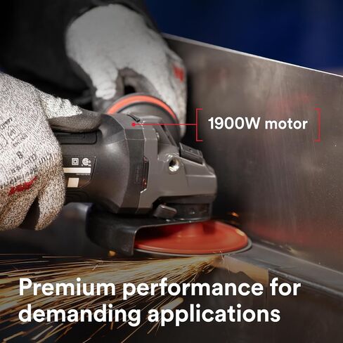 طاحونة زاوية كهربائية 3M ، 11129 ، VS ، 4.5-5 في مفتاح مجداف ، 13-AMP ، 120 فولت ، للقطع ، الطحن ، التلميع وإزالة الصدأ ، 1 EA in Kuwait