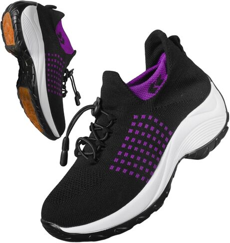 Non Slip Work Shoes Women, Orthopedic Shoes for Women Nurse Slip on Comfortable Breathable Casual Sneakers in Saudi Arabia