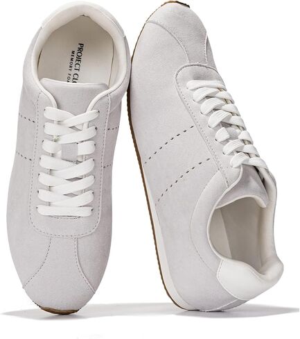 Project Cloud Sneakers for Women - Lightweight with Memory Foam Insole Womens Sneakers - Non Slip Work Shoes for Women Footwear - Lace Up Womens Casual Shoes (Panther) in Saudi Arabia
