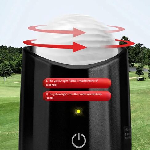 Golf Ball Marker, Golf Ball Spinner Balancer with Auto Gravity Drawing, Scientific Design for Precise Putting Golf Ball Liner, Golf Ball Line Marker Tool in Saudi Arabia