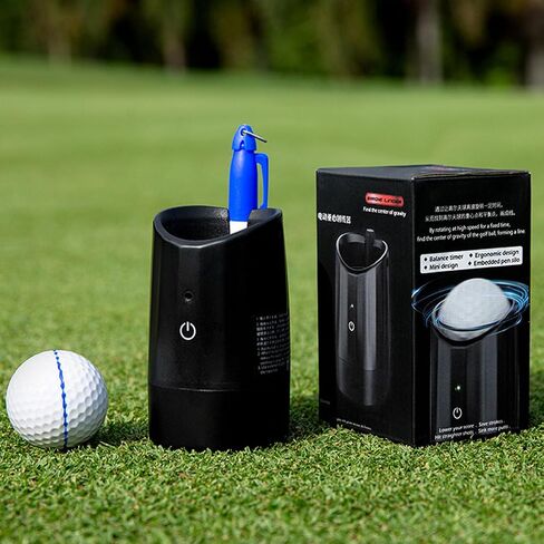 Golf Ball Marker, Golf Ball Spinner Balancer with Auto Gravity Drawing, Scientific Design for Precise Putting Golf Ball Liner, Golf Ball Line Marker Tool in Saudi Arabia