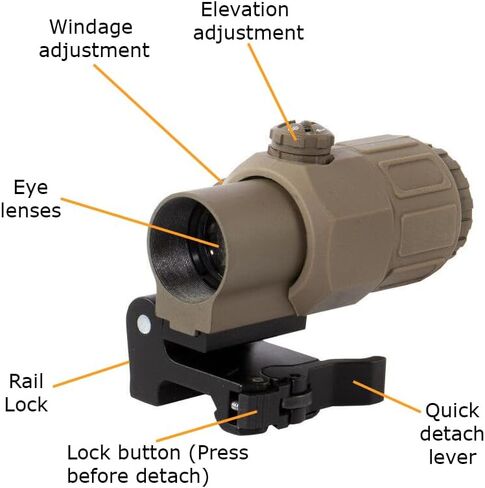 المنظار التكتيكي Reflex Stinger 4 MOA Red - Green Dot Sight مع حامل Picatinny in Kuwait