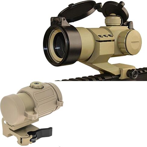 المنظار التكتيكي Reflex Stinger 4 MOA Red - Green Dot Sight مع حامل Picatinny in Kuwait