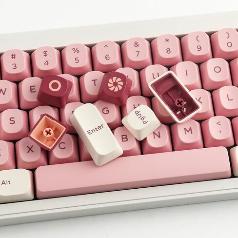Sunzit Double Shot PBT Keycaps ، 171 Keys ymk keycaps Classic Black & Whood Gold Dye-Sub keycap مجموعة مفاتيح Cherry MX ISO/ANSI UK تخطي in Kuwait