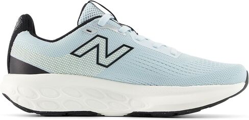 New Balance Women's Fresh Foam 520 V9 Running Shoe, Frosted Glass/Black/Silver Metallic, 7.5 in Saudi Arabia