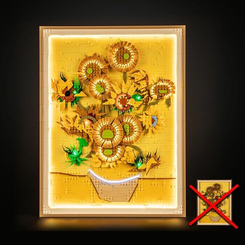 LIGHTAILING Light for Lego-31215 Vincent-Van-Gogh – Sunflowers - Led Lighting Kit Compatible with Lego Building Blocks Model:Remote-Control Version - NOT Included The Model Set in Saudi Arabia